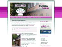 Tablet Screenshot of pension-lange.com