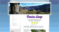Desktop Screenshot of pension-lange.de