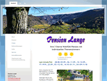 Tablet Screenshot of pension-lange.de